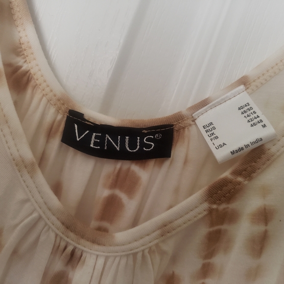 New With Tag ~Venus Tie Dye Beige Jumpsuit w/Pockets-MEDIUM - Picture 6 of 11